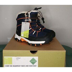 IsoDry Mountain Warehouse Softshell Boot Waterproof Kids Boys Navy Blue US 12